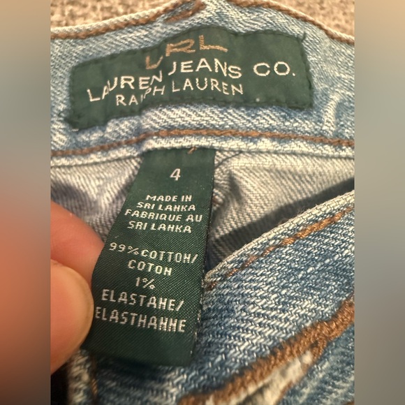 Lauren Ralph Lauren Light Blue Cropped Jeans Size 4 - Picture 14 of 15